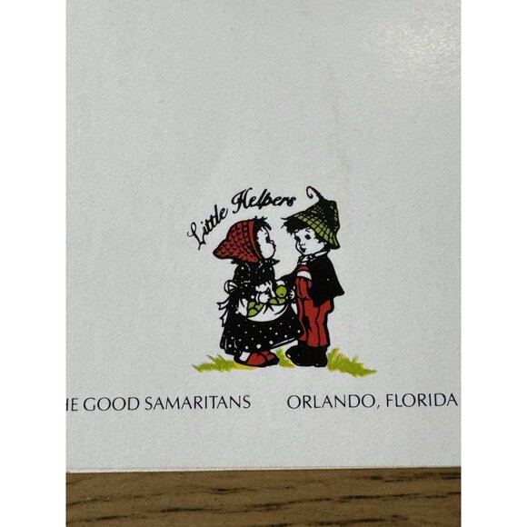 The Good Samaritans Little Helpers A Cheerful Hello Greeting Card 1987 USA Made - Picture 8 of 12
